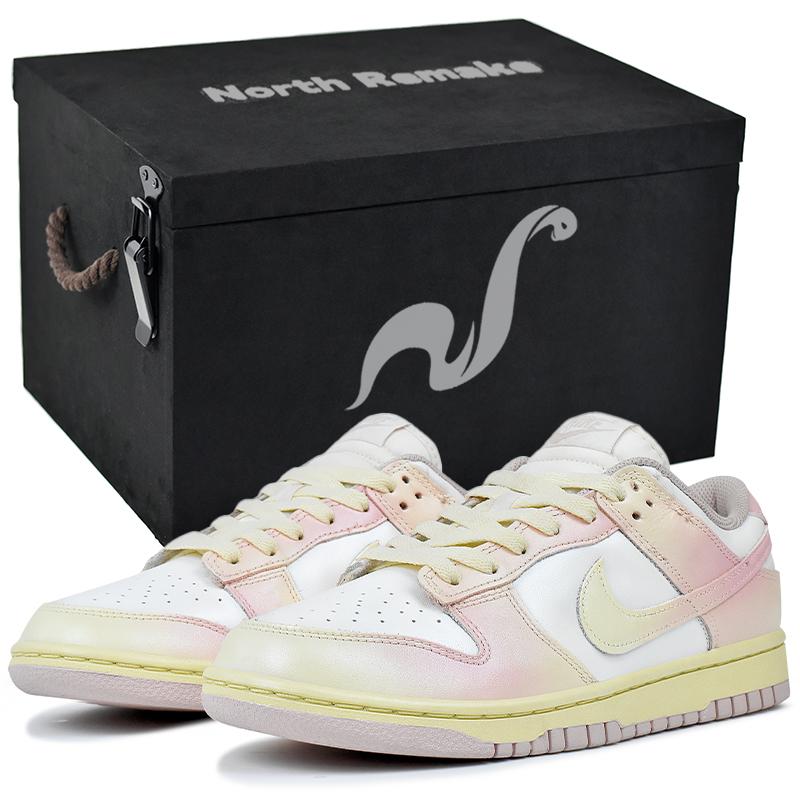 Nike Кроссовки Dunk из износостойкого материала, низкие, для скейтборда, женские DD1503-601(Team1676-S-BOX)