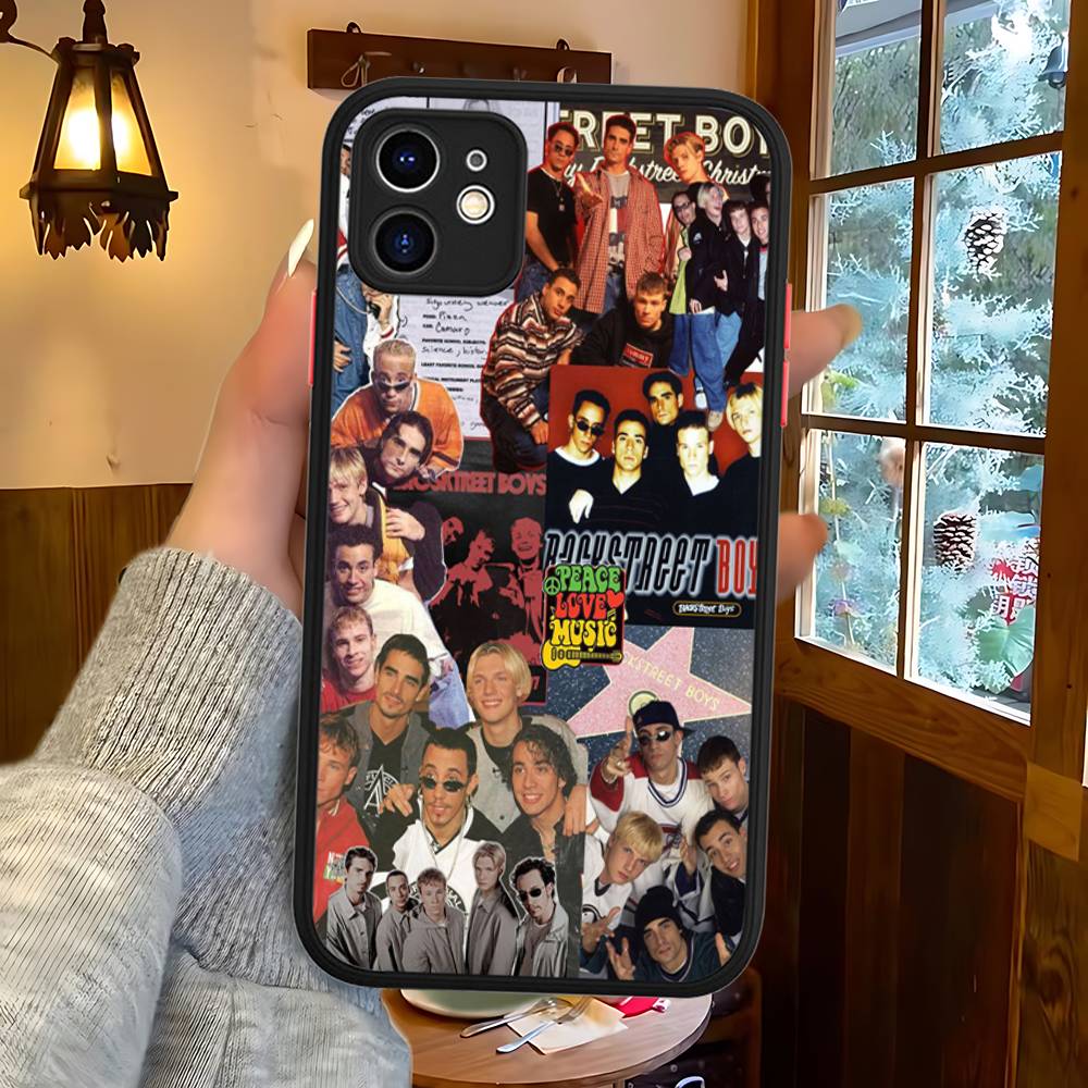 Popular Band B-Backstreet BoyS For IPhone 11 12 13 14 15 16 Pro Max Plus Matte Translucent Phone Cover