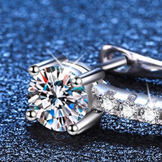 1 пара женских сережек-манжет, серьги-гвоздики со стразами, свадебные серьги-гвоздики геометрической формы