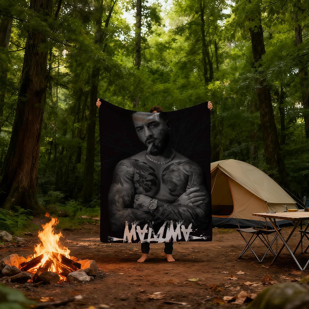 Singer M-Maluma Blanket Super Warm Comfortable Plush Throw Blanket Child Home Sofa Bedroom Gift