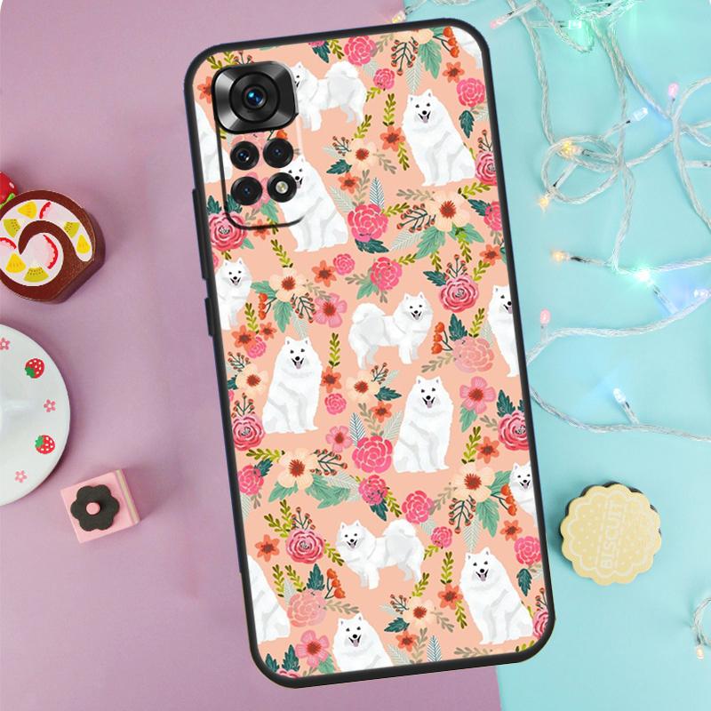 Чехол для телефона Xiaomi Redmi Note 14 13 9 10 11 12 Pro 9S 10S 11S 12S Redmi 13C 10C 12C 14C с изображением японского шпица