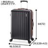Чемодан жесткий чехол Mobus Collaboration 85л 98л Burn [Asia Luggage] мужской женский MBC-1911-28W (Матовый коралловый)