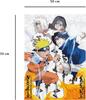Puzzle 1000 pièces - Nathan - Naruto vs Sasuke - Blanc - Adulte - 70 x 50 cm