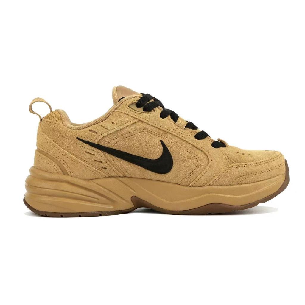 Nike Air Monarch 4 Пшеничное Зерно, Амортизация в Стиле Маллард, Износостойкие Низкие Кроссовки на Толстой Подошве Мужские Коричневые IB2281-700(Команда675--SBOX)