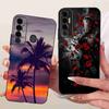 Simple Design Cartoon For Tecno Spark 7P KF7j Case Silicone TPU Black Cover For Tecno Spark7P 7p 6.8" Bumper Phone Cases Fundas