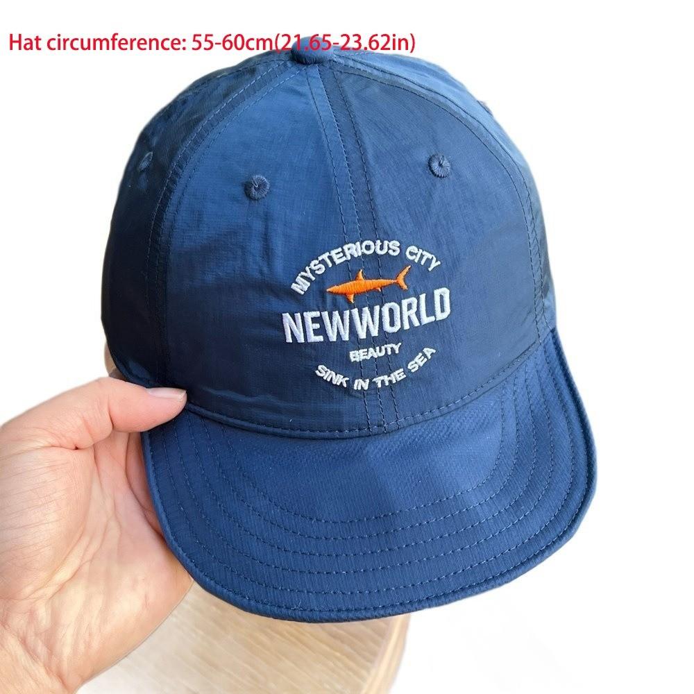 Breathable Fabric Baseball Hats Quick Dry Material Sunshade Hats Casual Caps For Outdoor Sports