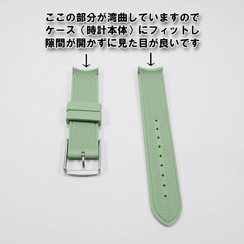 Эксклюзивный резиновый ремешок Swatch x Omega с пряжкой (Светло-зеленый)
