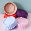 Round Cake Moulds Sunflower Silicone Cake Moulds Mousse Bread Lace Baking Moulds