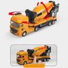 Truck Car Engineering Truck Model Simulation Mixer Truck Toys Excavator Model Toy  Kids Toy