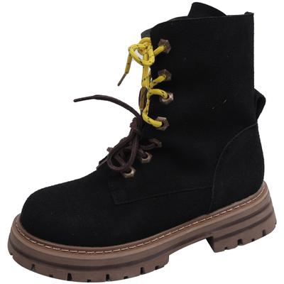 2024 Женские мотоботы Повседневная обувь Женская кожа Минималистичный Классический Панк Женские туфли Мэри Джейн Готические туфли Ботинки на платформе Женские