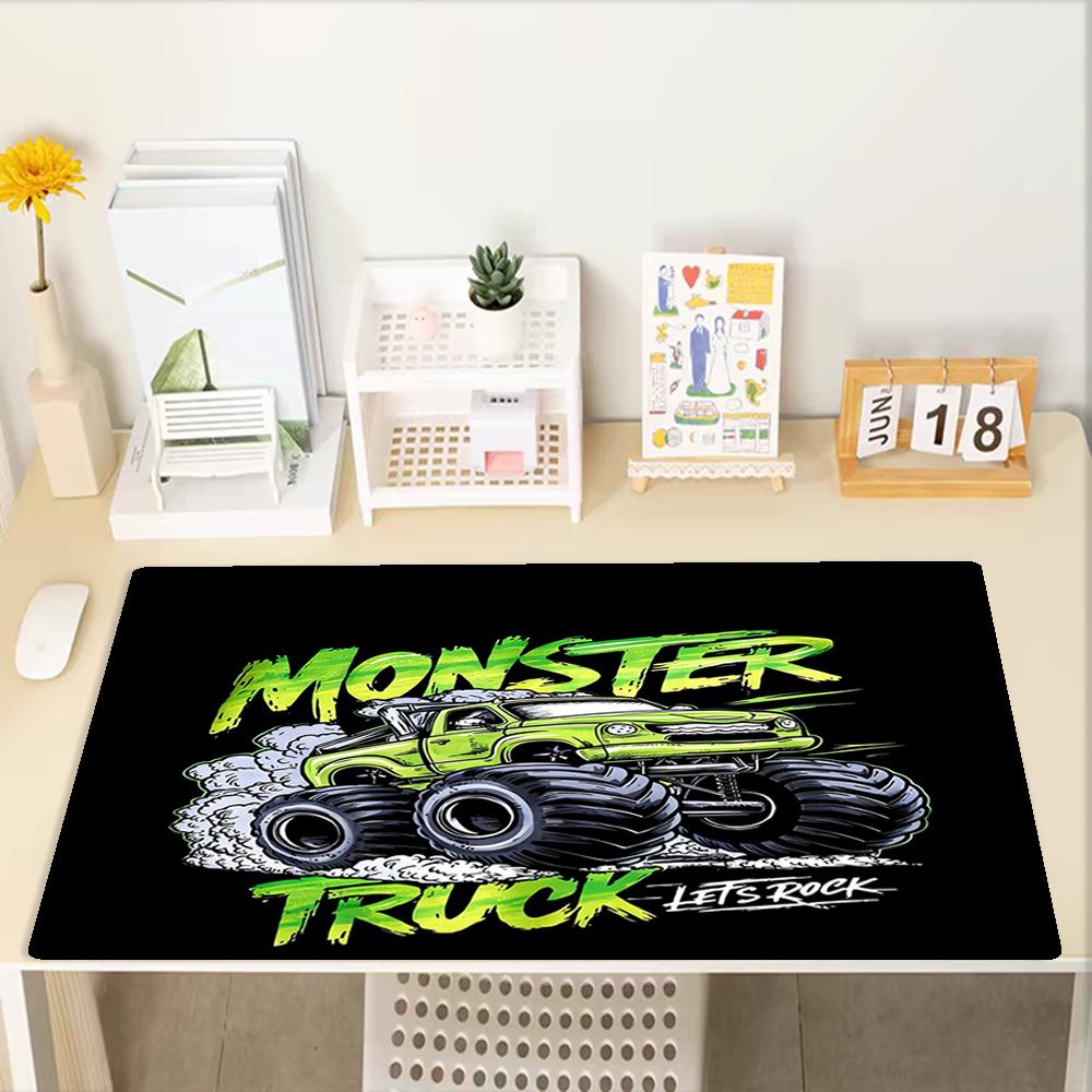 Truck Theme Mouse Pad, Non Slip Rubber Base, Multifunctional Office & Home Decor, Perfect for Workspace Personalization.