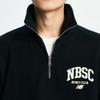 New Balance Унисекс Nbsc Logo Толстовка с застежкой-молнией на половину длины Nbncd31823