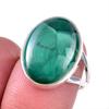 Natural Malachite Gemstone 925 Solid Sterling Silver Jewelry Ring Size 7 W2c69