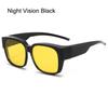 That Can Be Worn over Other Glasses for Driving Riding Fit Over Glasses Sunglasses Polarized Wrap Around Square Shades