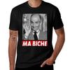 Футболка с дизайном Луи де Фюнеса Ma Biche, повседневная, из мягкого хлопка, с коротким рукавом