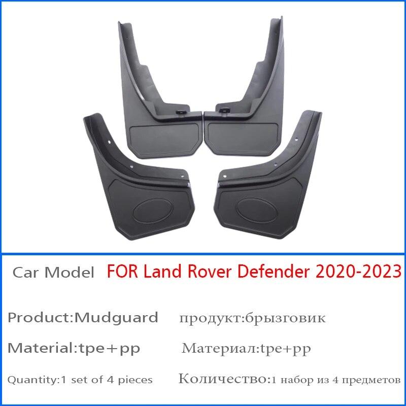 Mudflaps Front Rear 4pcs FOR Land Rover Defender Mudguard Fenders Mud Flap Guard Splash Car Accessories Auto Styline Mudguards
