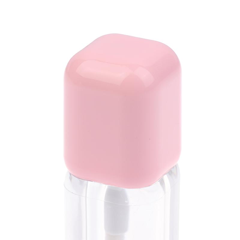 6Ml Empty Transparent Lip Gloss Tubes Big Brush Plastic Lip Balm Tube Lipstick Mini Sample Cosmetic Container Sample Bottle