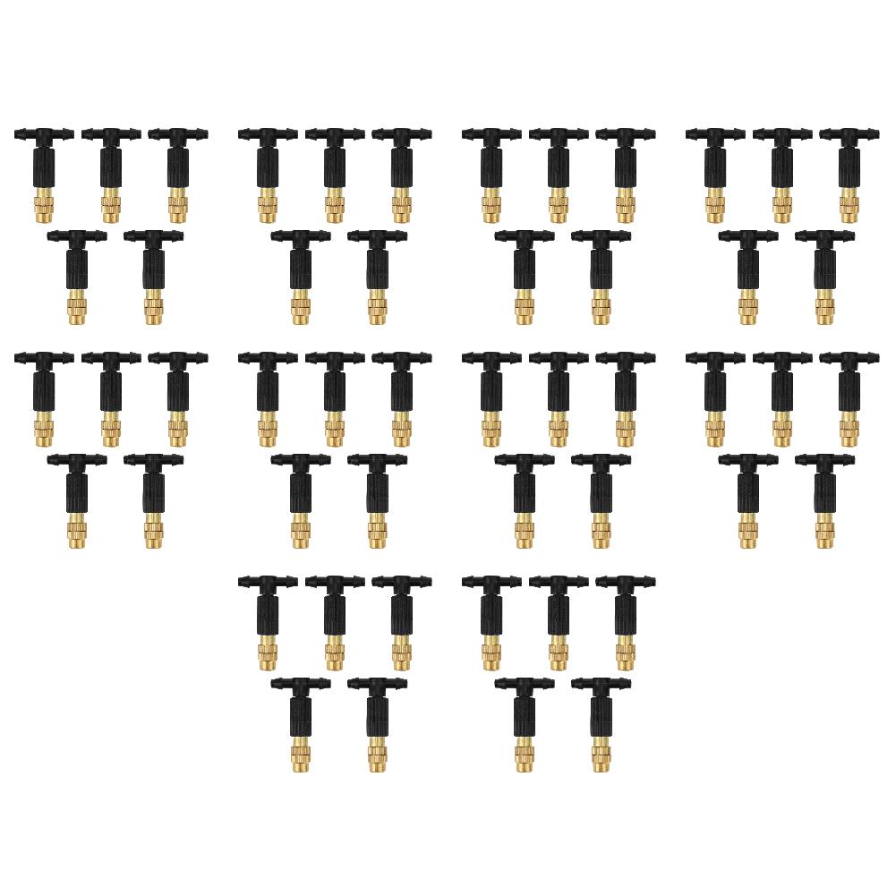 5-50 шт. 4/7 Капельница Головка для капельного полива Распылительная форсунка Регулируемая медная головка-распылитель Сельскохозяйственные форсунки для туманообразования