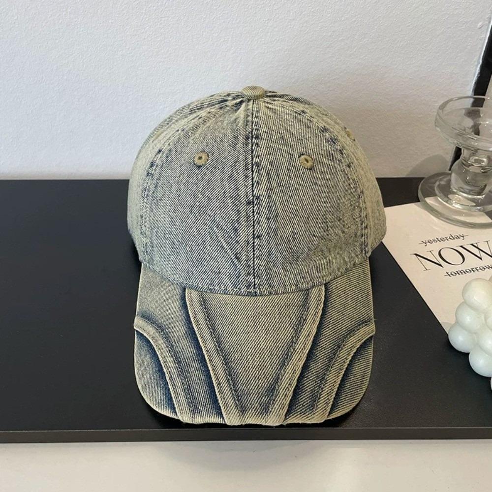 Embroidered Letters Baseball Hats Retro Style Sunshade Hats New Peaked Caps Men Women