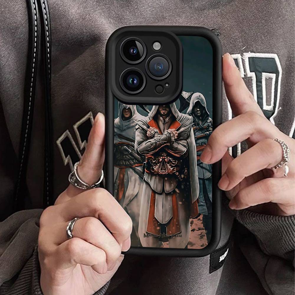Смешной Чехол для Телефона из Силикона 'A-Assassins Game C-Creed' для iPhone 17 Pro Max 16 15 14 13 12 11 Plus 17 Air