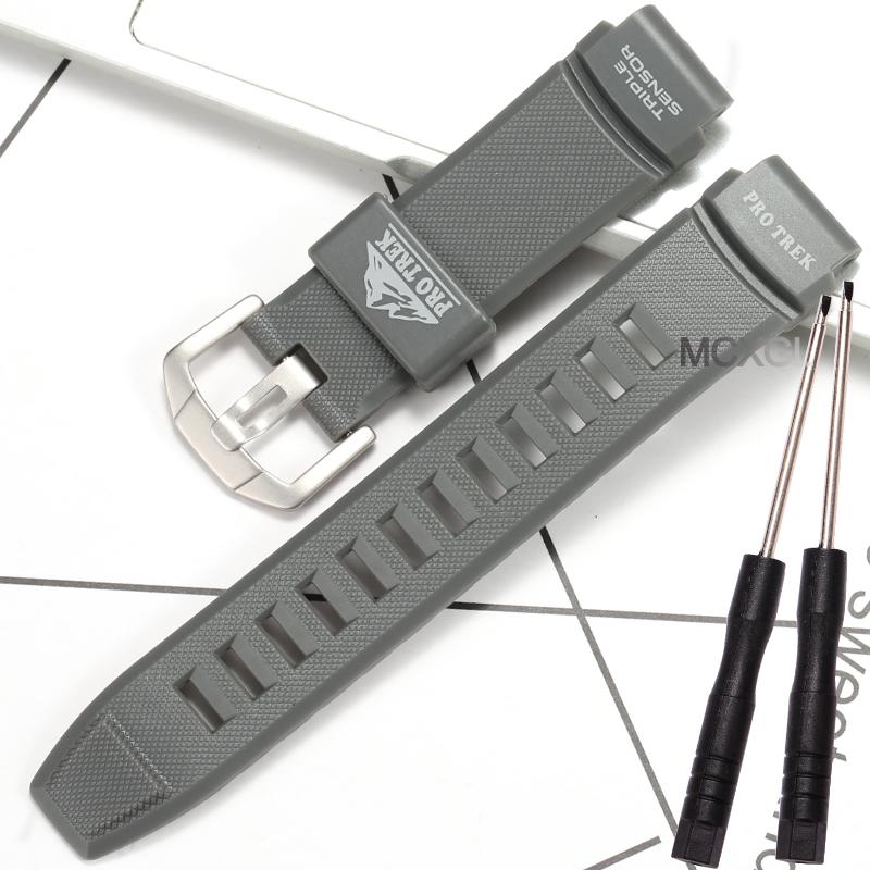 Запасной ремешок PRG-200 Подходит для часов Casio PRG-200 PRG280/550 PRW-3510Y Мужские смоляные спортивные аксессуары для часов