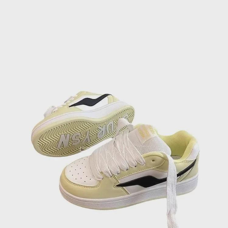 2025 Модные женские туфли из светло-желтой кожи Bread: Весенняя коллекция