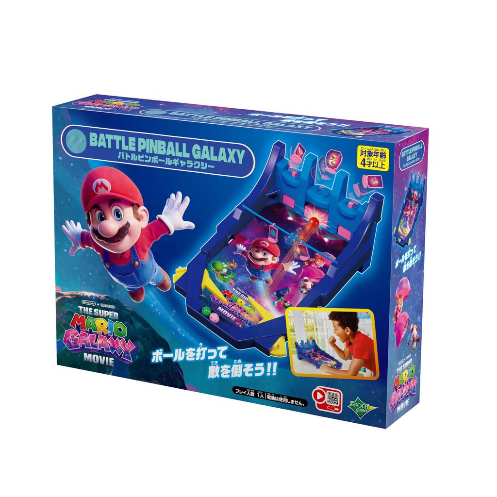 EPOCH Фильм Super Mario Galaxy Битва в Пинбол Галактике Сертификация ST Mark Возраст 4+ Игрушка Игра Количество 1 EPOCH 4+ Игроков