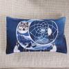 3pcs Moon Wolf Printed Bedding Dreamcatcher National Style Guest Room Duvet Cover Set (1pc* Duvet Cover + 2pcs Pillowcase)