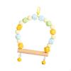 Bird Cage Perch Wooden Pet Swing Stand Parrot Hanging for Small Birds