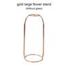 Nordic Creative Vase Home Decor Golden Glass Hydroponic Plant Holder Iron Line Flowers Ornament Garden Decoration Hot