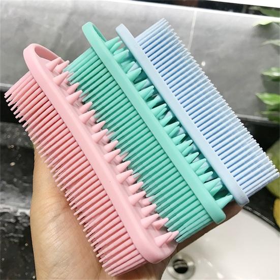Remove Dead Skin Silicone Great Multipurpose Exfoliating Body Scrubber Back Cleaning Brush