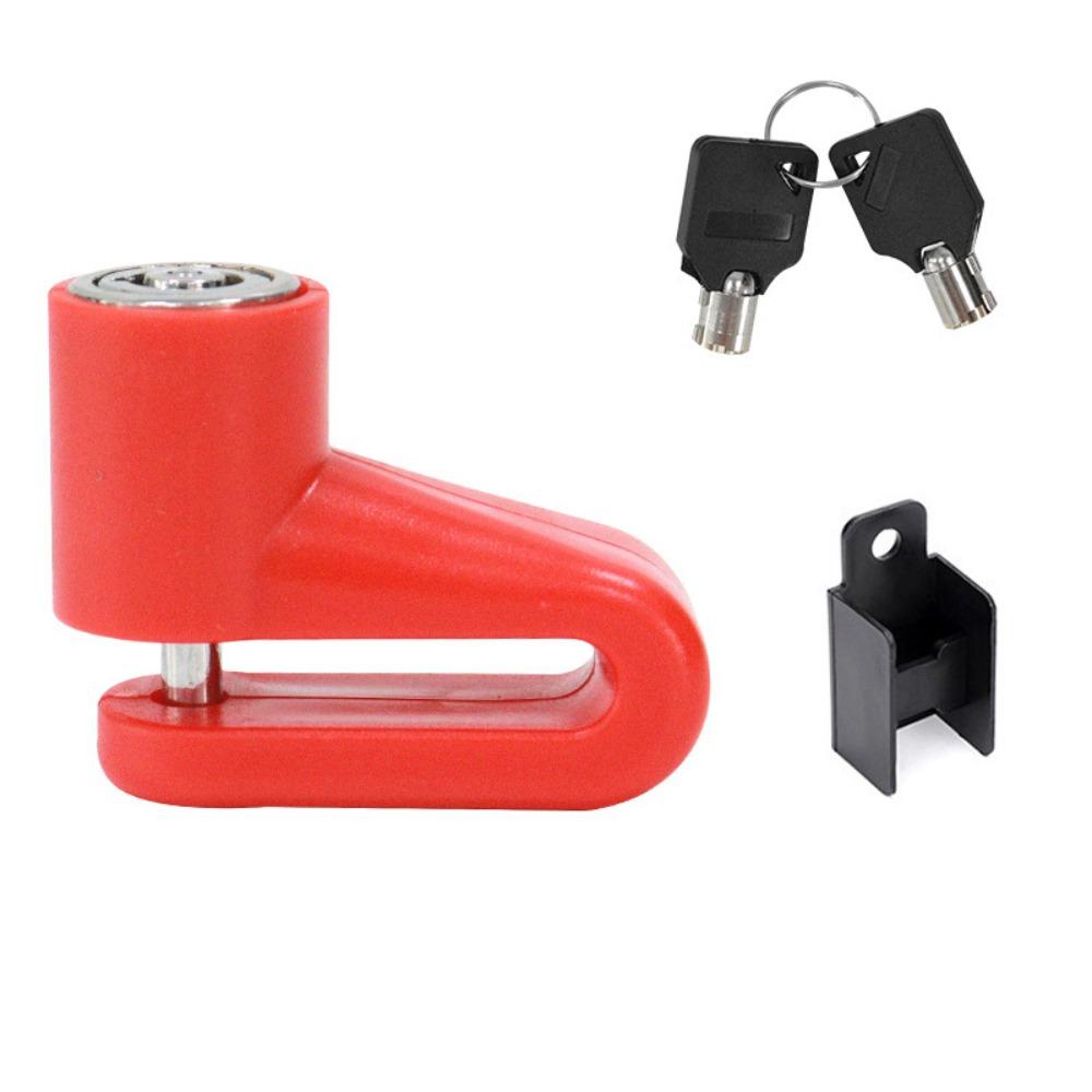 Key Lock Bike Lock Steel Wire Scooter Lock Portable Bicycle Disc Brake Lock Mountain Bike