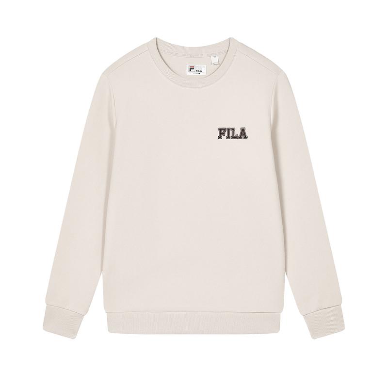 FILA Sweatshirts Men's Oat Crew Neck Moderate Regular F11M439211FBG