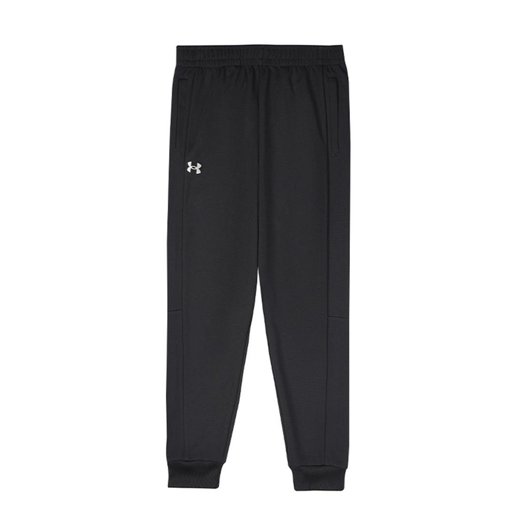 Under Armour Windproof Zip Jacket Running Fashion Comfortable Long Pants Casual Sports Suit Men Suit Black 23600401-001+24500703-001