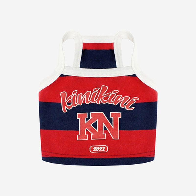 УКОРОЧЕННЫЙ ТОП КИНИКИНИ КИНИ В ПОЛОСКУ-ТЕМНО-СИНИЙ (Crop Top)