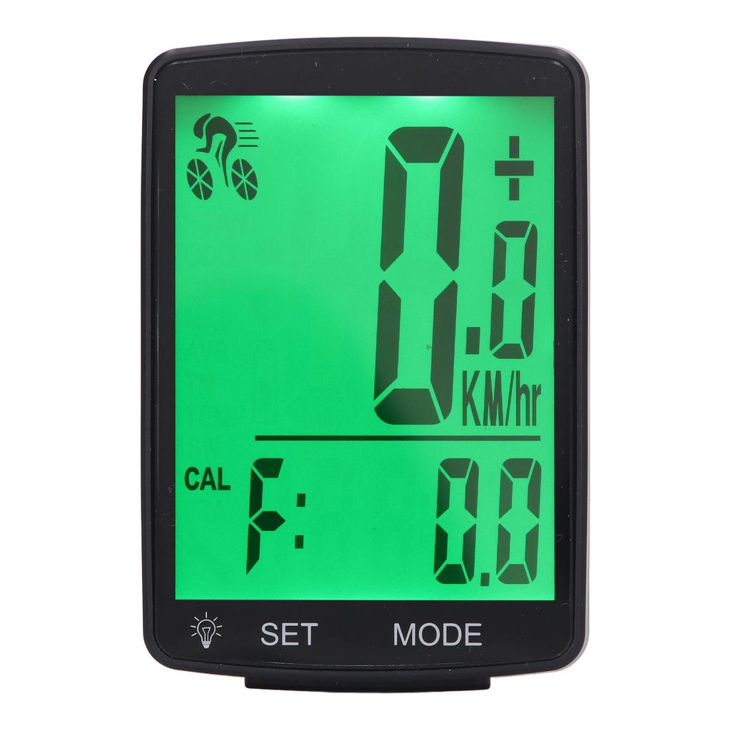 Bicycle Computer with Speed Cadence Sensor 2.8in LCD Display Bike Speedometer Wireless Cycling Compu