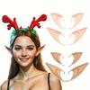 Изысканные латексные эльфийские уши для мистического косплея феи и ангела, аксессуары для костюма на Хэллоуин, фотореквизит, идеально подходят для взрослых