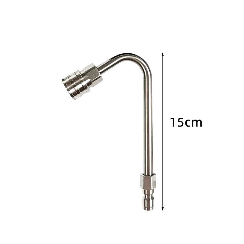 Stainless Steel Pressure Washer Curved Wand Set Durable Quick Connect For Car Washing Outdoor Cleaning