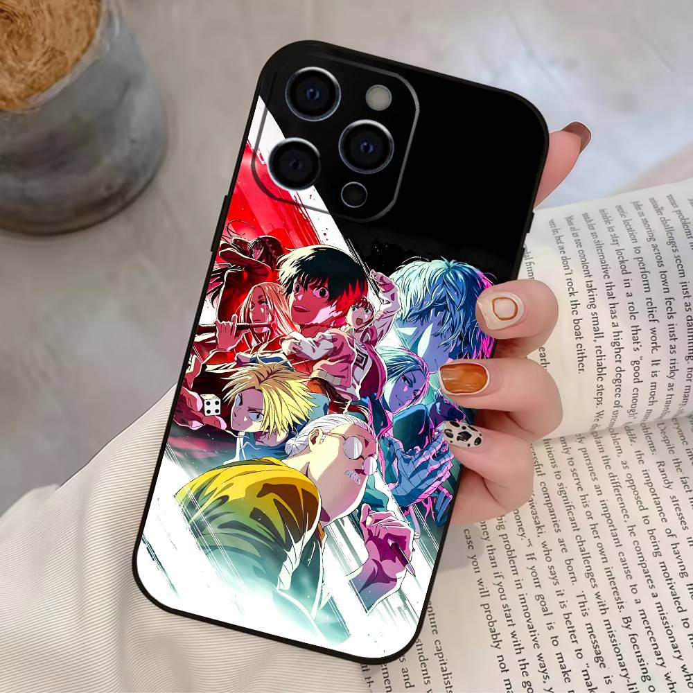 Чехол для телефона S-Sakamoto Anime D-DAY Для iPhone 17,16,15,14,13,12,11 Plus,Pro Max,XS, Мягкий силиконовый черный чехол