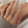 925 Silver-Plated Irregular Plain Ring for Women - Korean Simple & Trendy Design, Non-Fading