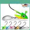 Proberos Jig018 Рыболовная приманка с джиг-головкой и мягкой рыбой Вес 7 г 10 г 15 г Идеально подходит для донной рыбалки в Северной Америке