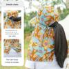 Anti-UV Tea Picking Cap Wide Brim Sunscreen Hat Casual Women's Ponytail Hat  Outdoor