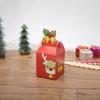 10 Pieces/Set Cartoon Christmas Patterns Gift Packaging Box Home Christmas Party Gift Packaging Box Rectangle Cardboard Box