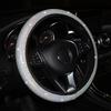 38 СМ Покрытие на руль автомобиля Алмазное покрытие руля для женщин Универсальное противоскользящее автомобильное стайлинг-аксессуар