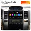 Android 13 Автомобильное радио для Toyota Land Cruiser Prado 120 LC120 2003-2009 Мультимедийный проигрыватель GPS-навигация Carplay 2Din Головное устройство