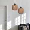 1шт ротанг декоративный винтажный искусственный ротанг плетеный абажур декоративная люстра лампы B&B люстра освещение японский многостильный