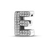 New 925 Silver 26 Letters Alphabet A Charm Bead Bracelets Pendant Silver DIY Jewelry