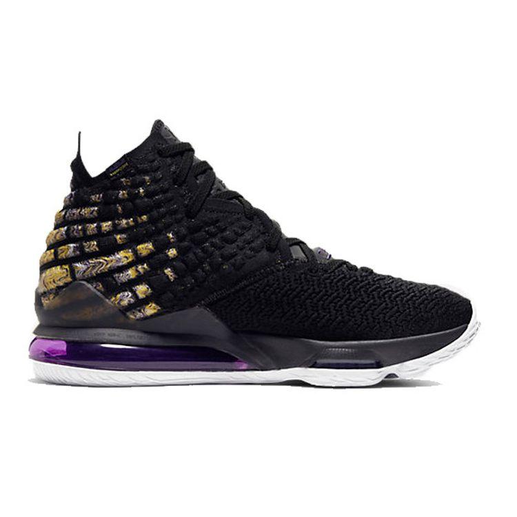 Nike LeBron 17 EP Lakers Men Sneakers Purple Black Eggplant BQ3178-004