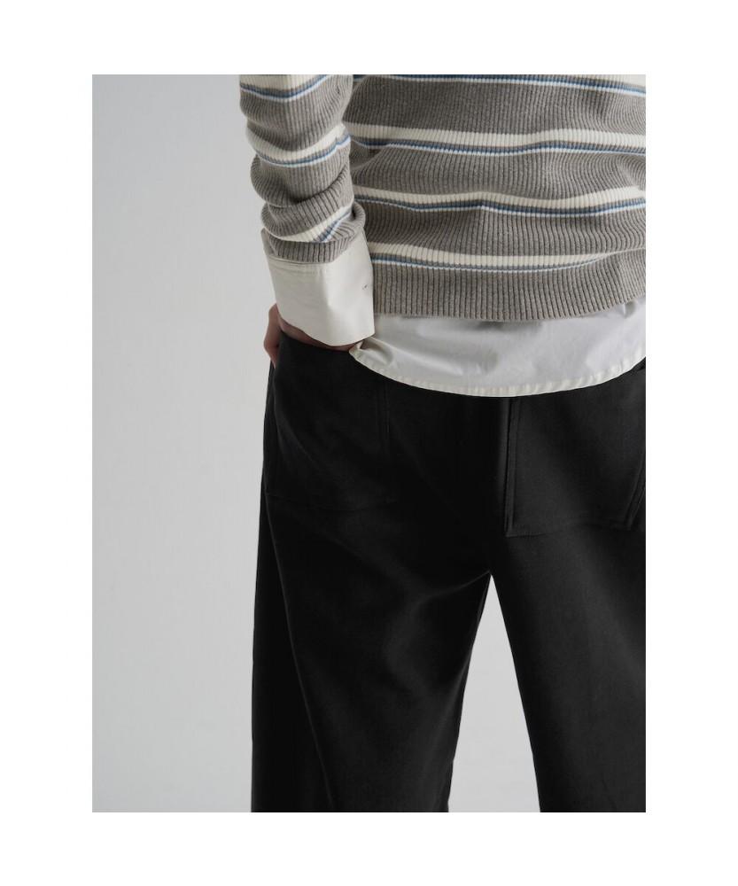 8SECONDS Poly Peach Elastic Waist Pants Black
