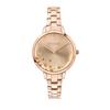Fleurette Rose Gold Tone Stainless Steel Rose Gold Dial Quartz ME010370 Women's Watch